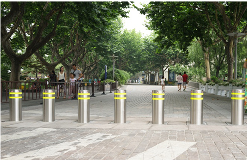 路桩在景区对车辆的控制